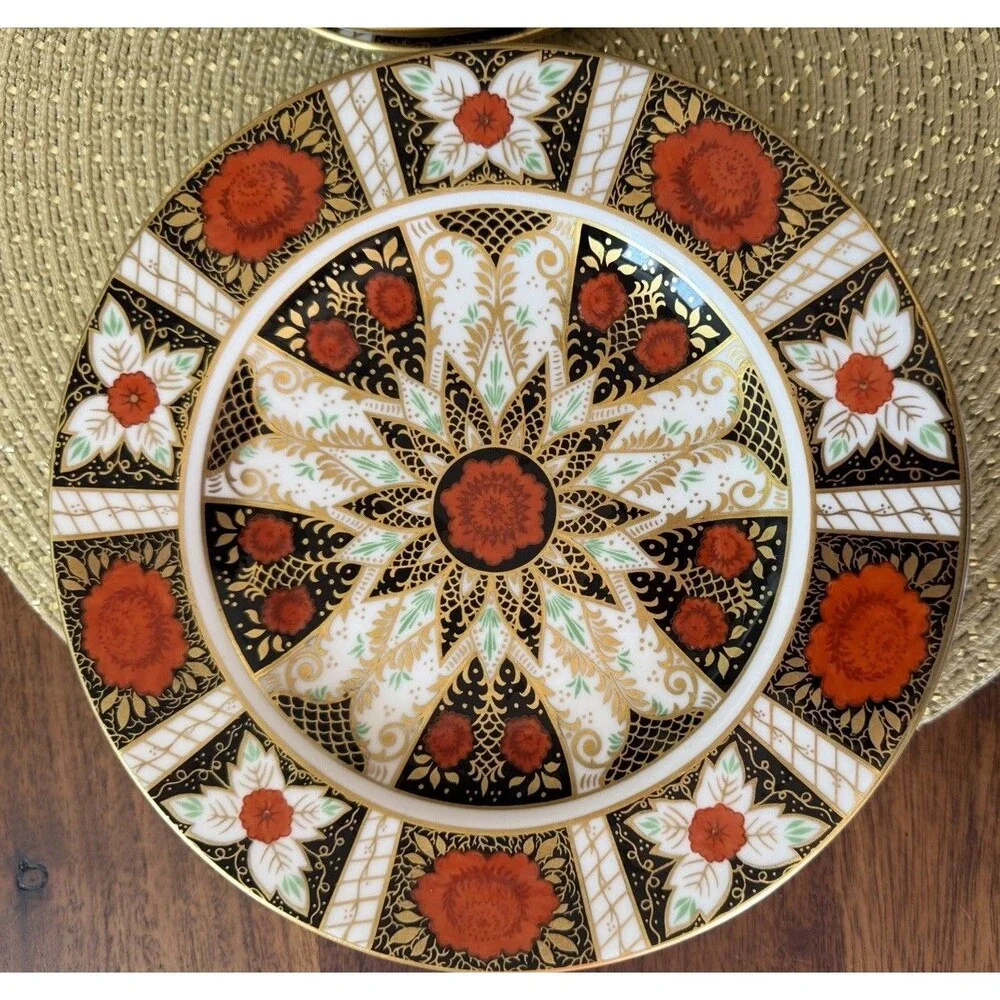VTG Abbeydale Bone China Duffield Derbyshire Chrysanthemum 4-6.5” & 4-8.5” Plate